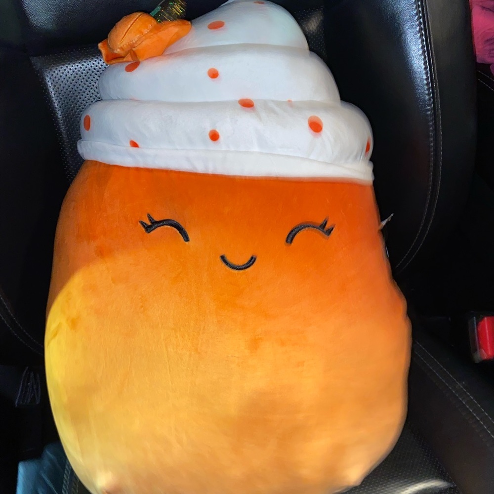 Squishmallow pumpkin spice latte Kendal Halloween